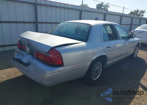 2002 Mercury Grand Marquis Gs from USA, damaged, VIN 2MEFM74W92X660739